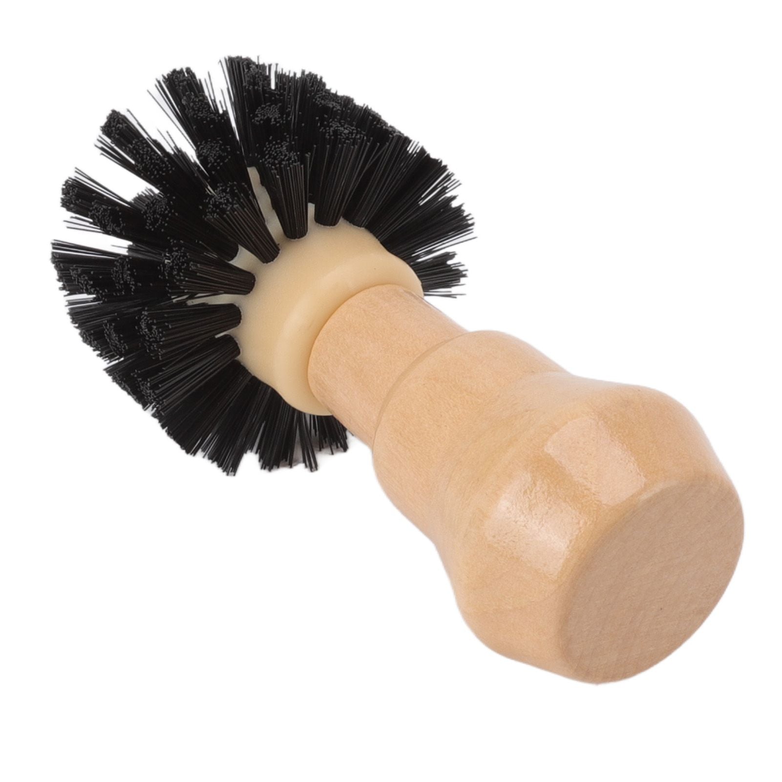 Portafilter Cleaning Brush Professional Portable Coffee Tamper Cleaning Brush with Wooden Handle for Kitchen Tool 51mm/2.01in, 54mm/2.13in