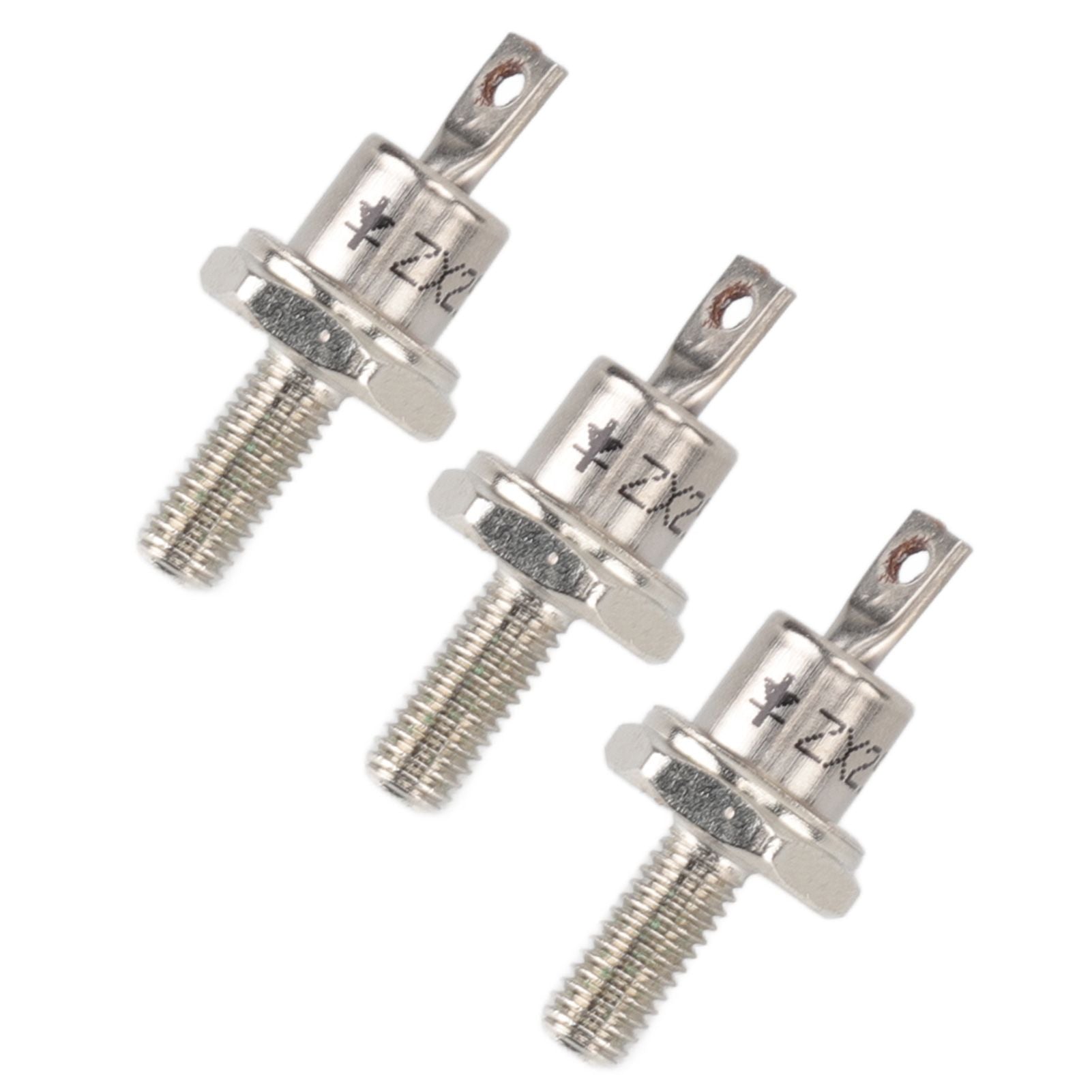 3PCS Rectifier Diode Spiral 25A Iron High Hardness Spiral Rectifier Module Replacement for Generator Cathode