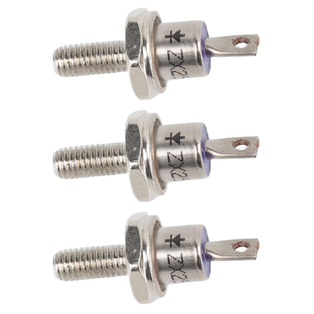 3PCS Rectifier Diode Spiral 25A Iron High Hardness Spiral Rectifier Module Replacement for Generator Cathode