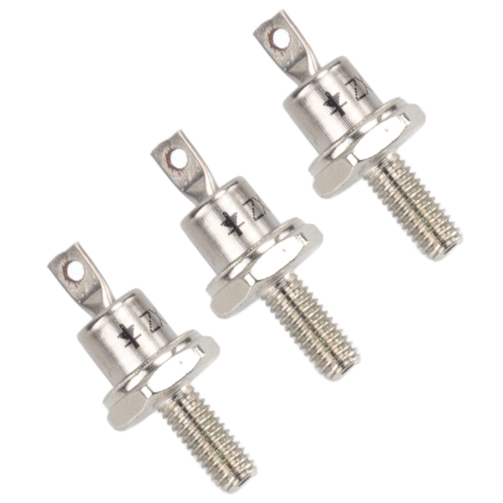 3PCS Rectifier Diode Spiral 25A Iron High Hardness Spiral Rectifier Module Replacement for Generator Cathode