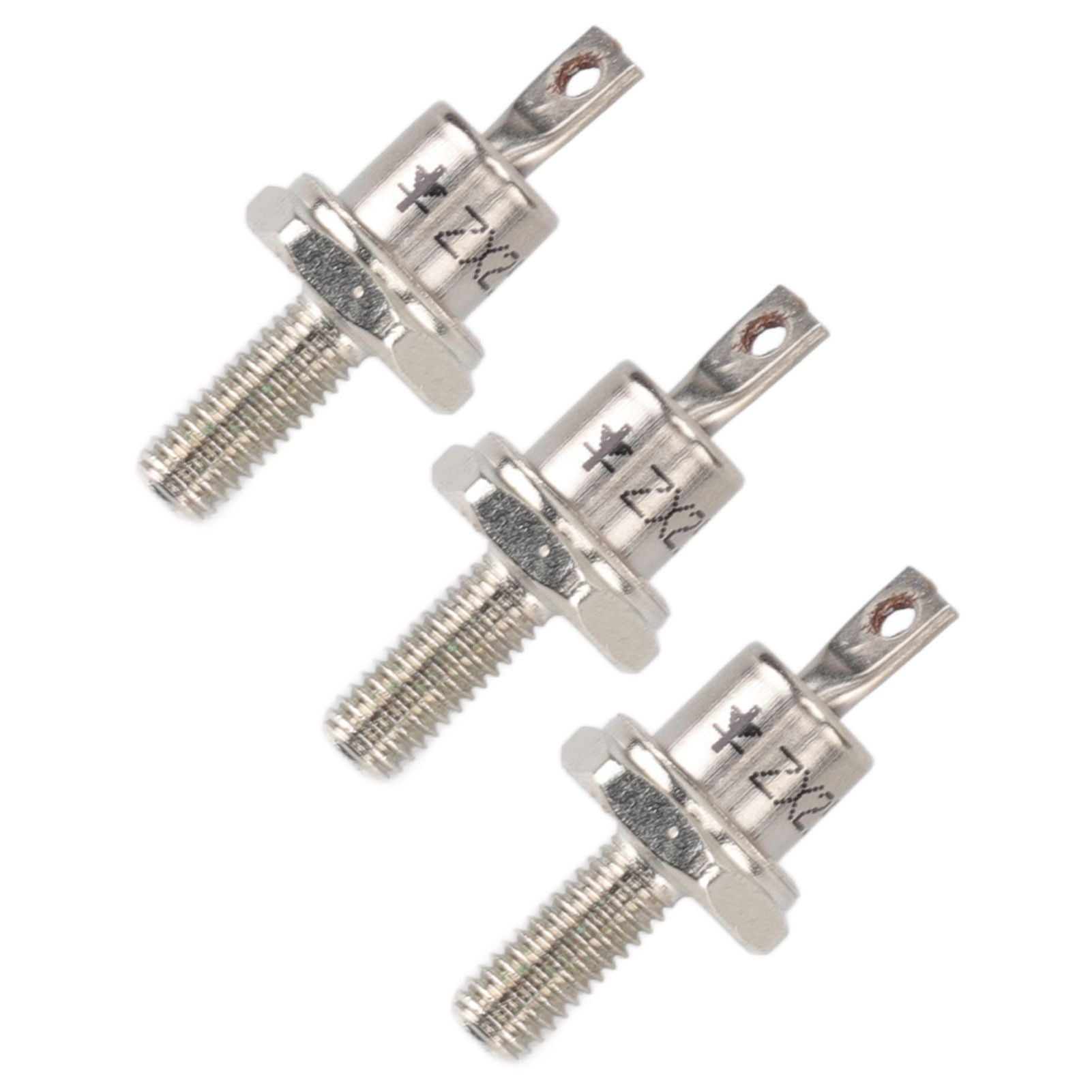 3PCS Rectifier Diode Spiral 25A Iron High Hardness Spiral Rectifier Module Replacement for Generator Cathode