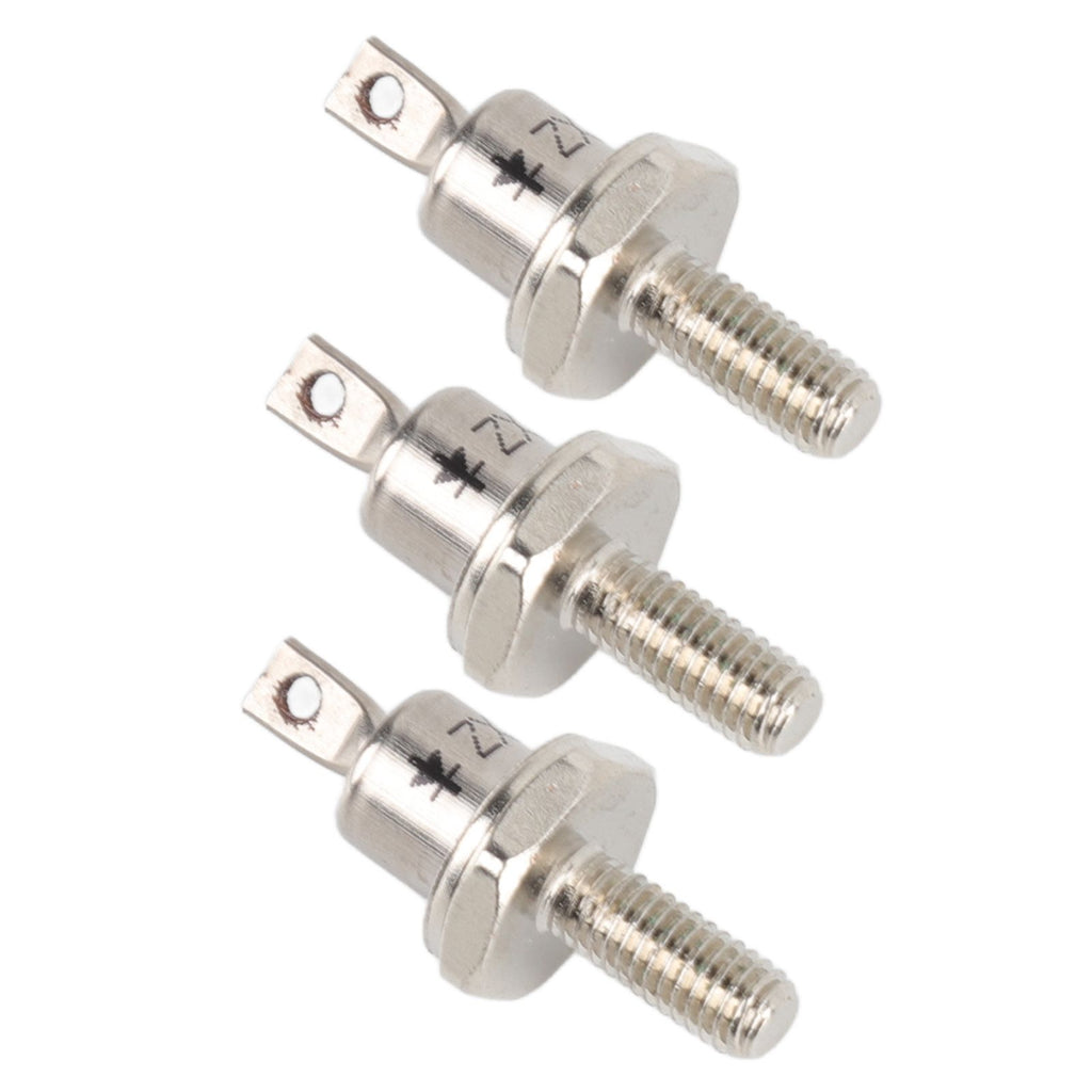 3PCS Rectifier Diode Spiral 25A Iron High Hardness Spiral Rectifier Module Replacement for Generator Cathode