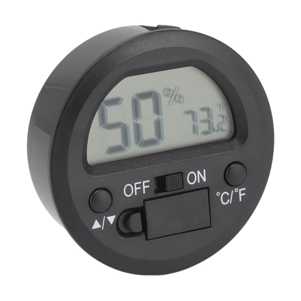 Temperature Humidity Meter Portable Round Embedded Electronic Digital Display Temperature Humidity Gauge