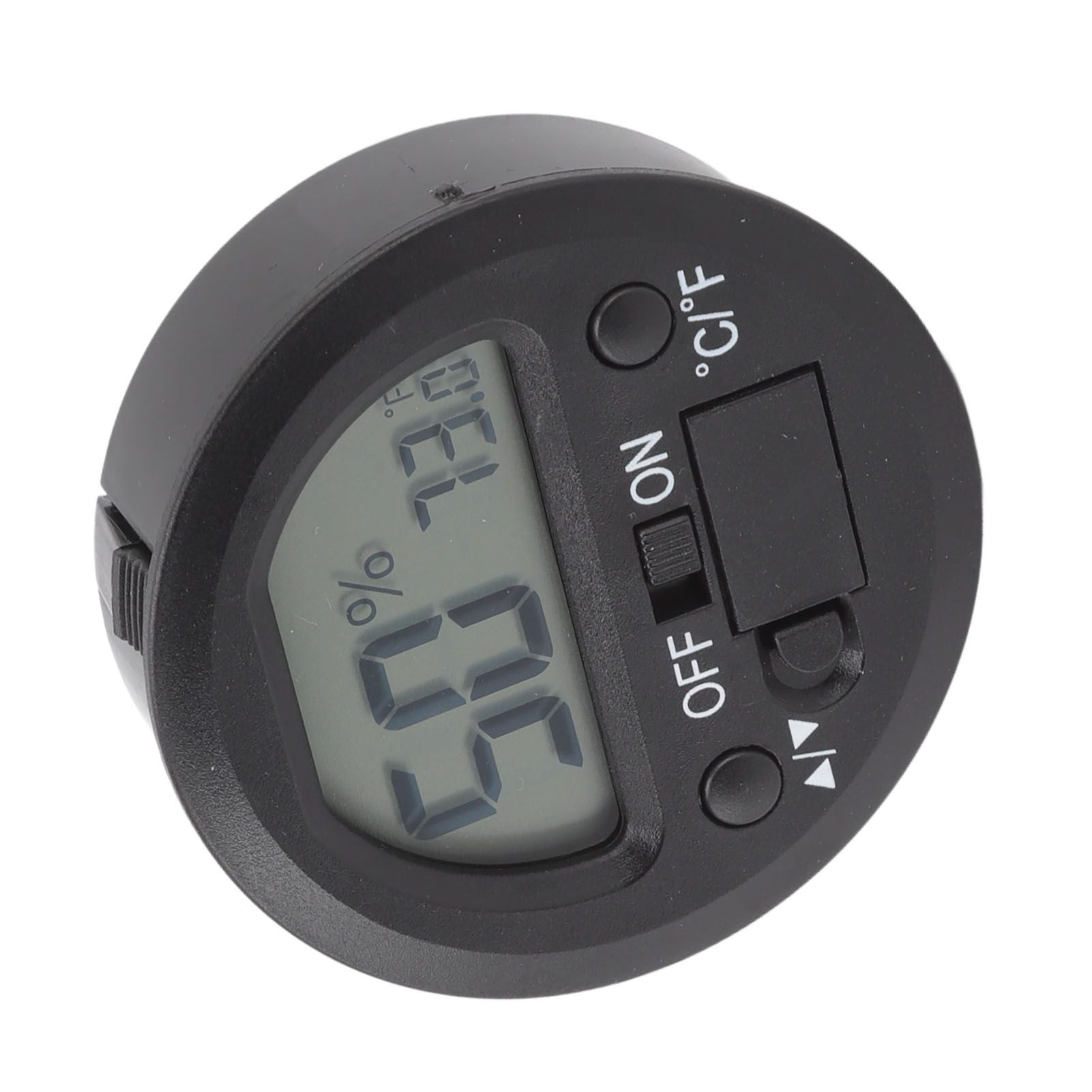 Temperature Humidity Meter Portable Round Embedded Electronic Digital Display Temperature Humidity Gauge