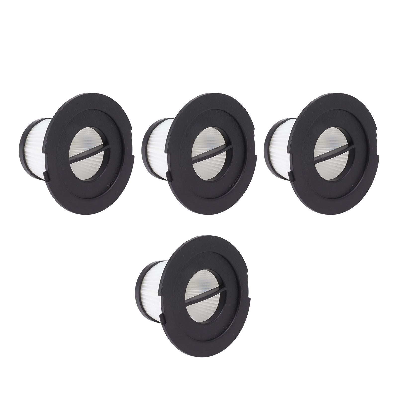 4pcs Vacuum Cleaner Replacement Filters Washable Vacuum Filter Detachable Vacuum Cleaner Filter Accessory for Moosoo K17 for INSE N6s