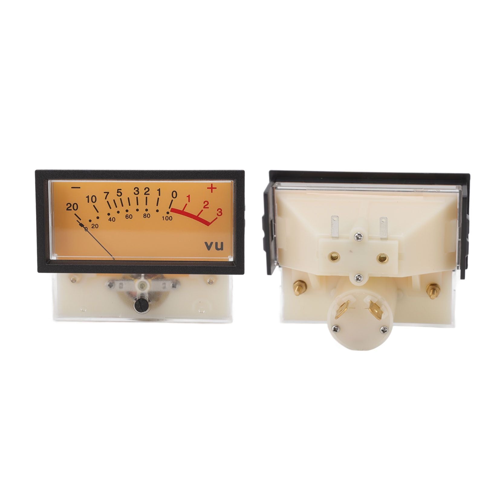 12V High Accuracy VU Meter Header DB Audio Level Header Power Amplifier Level Meter with Backlight 1000UA 50Ω