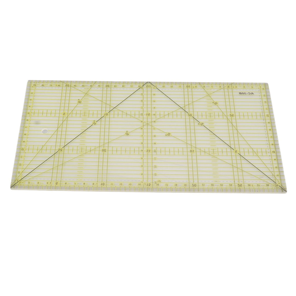 Acrylic Quilt Ruler DIY Precise Scale Transparent Quilting Ruler for Sewing Measuring Patchwork