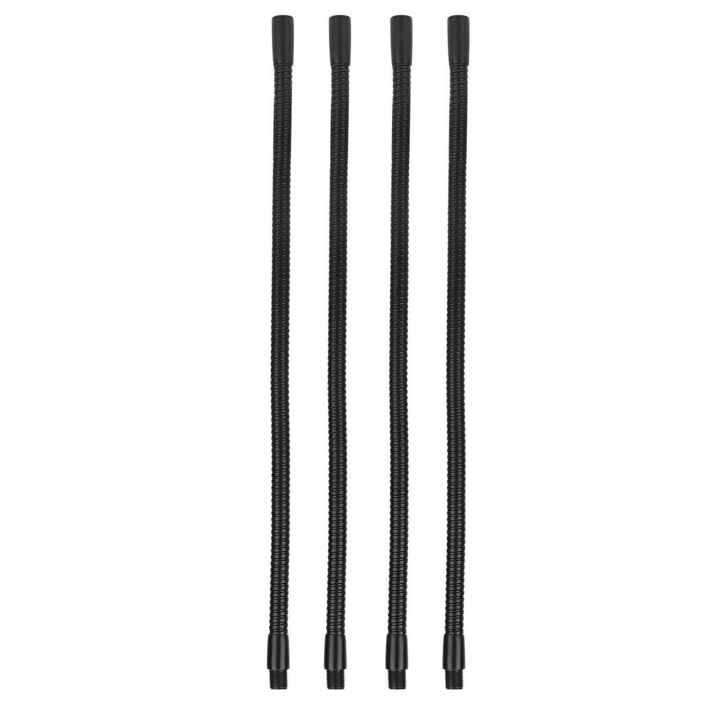 4 Pcs Gooseneck Lamp Hose Aluminium 10mm Caliber Flexible Table Desk Lamp Hose Lighting Fittings 30cm
