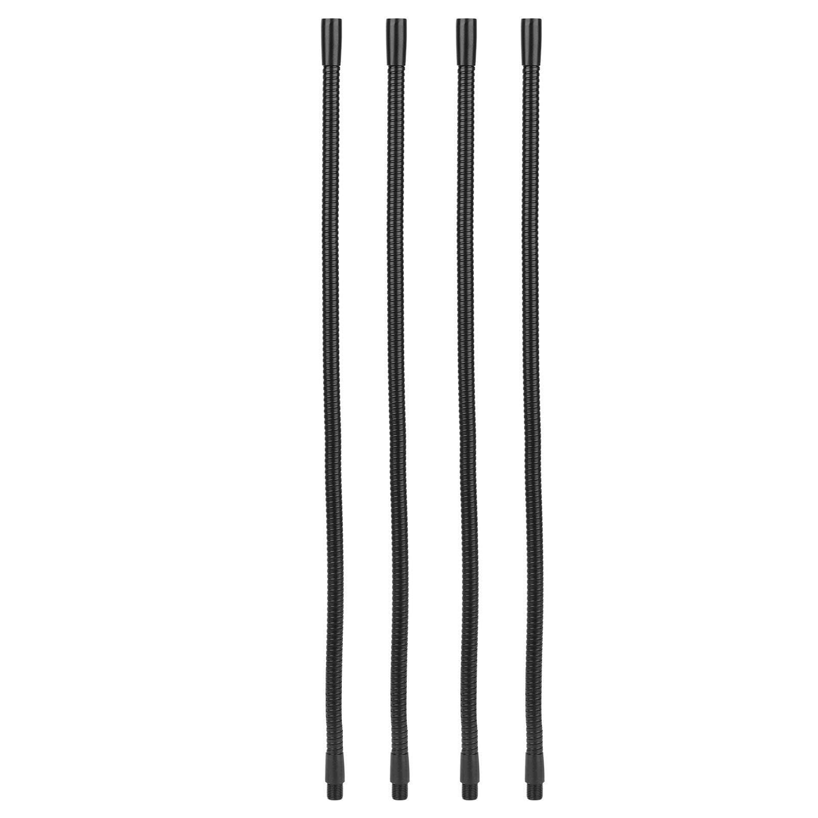 4 Pcs Gooseneck Lamp Hose Aluminium 10mm Caliber Flexible Table Desk Lamp Hose Lighting Fittings 40cm