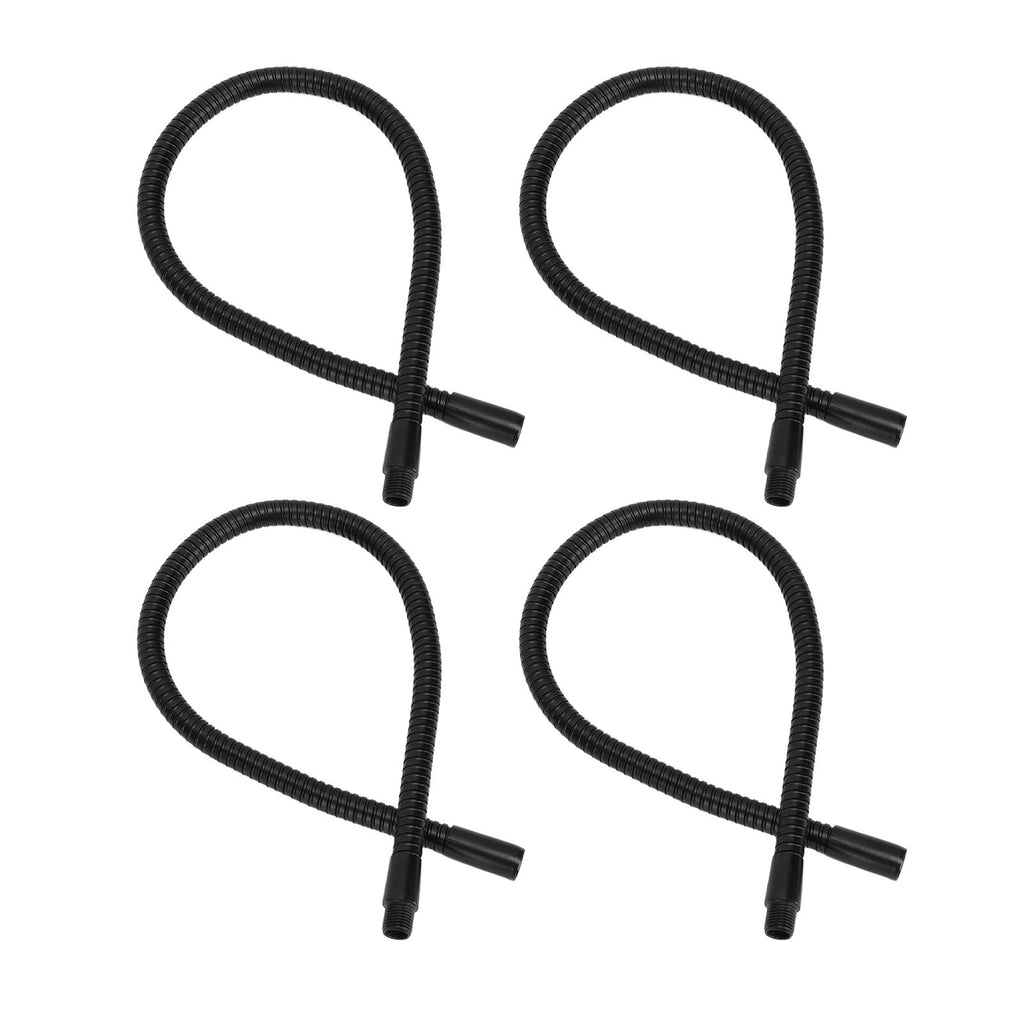 4 Pcs Gooseneck Lamp Hose Aluminium 10mm Caliber Flexible Table Desk Lamp Hose Lighting Fittings 40cm
