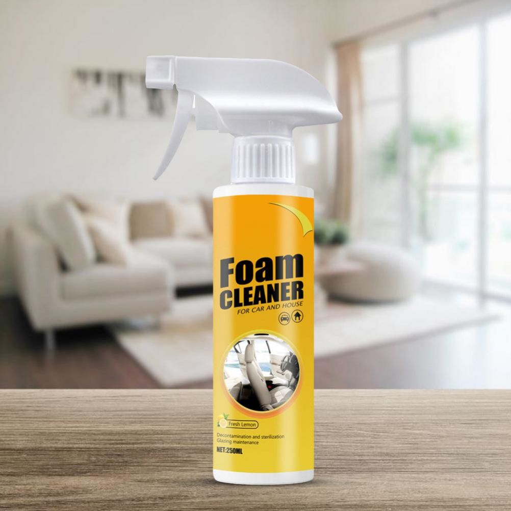 Multi Purpose Foam Cleaner 250ml Car Interior Home Anti Fade Dirt Remover