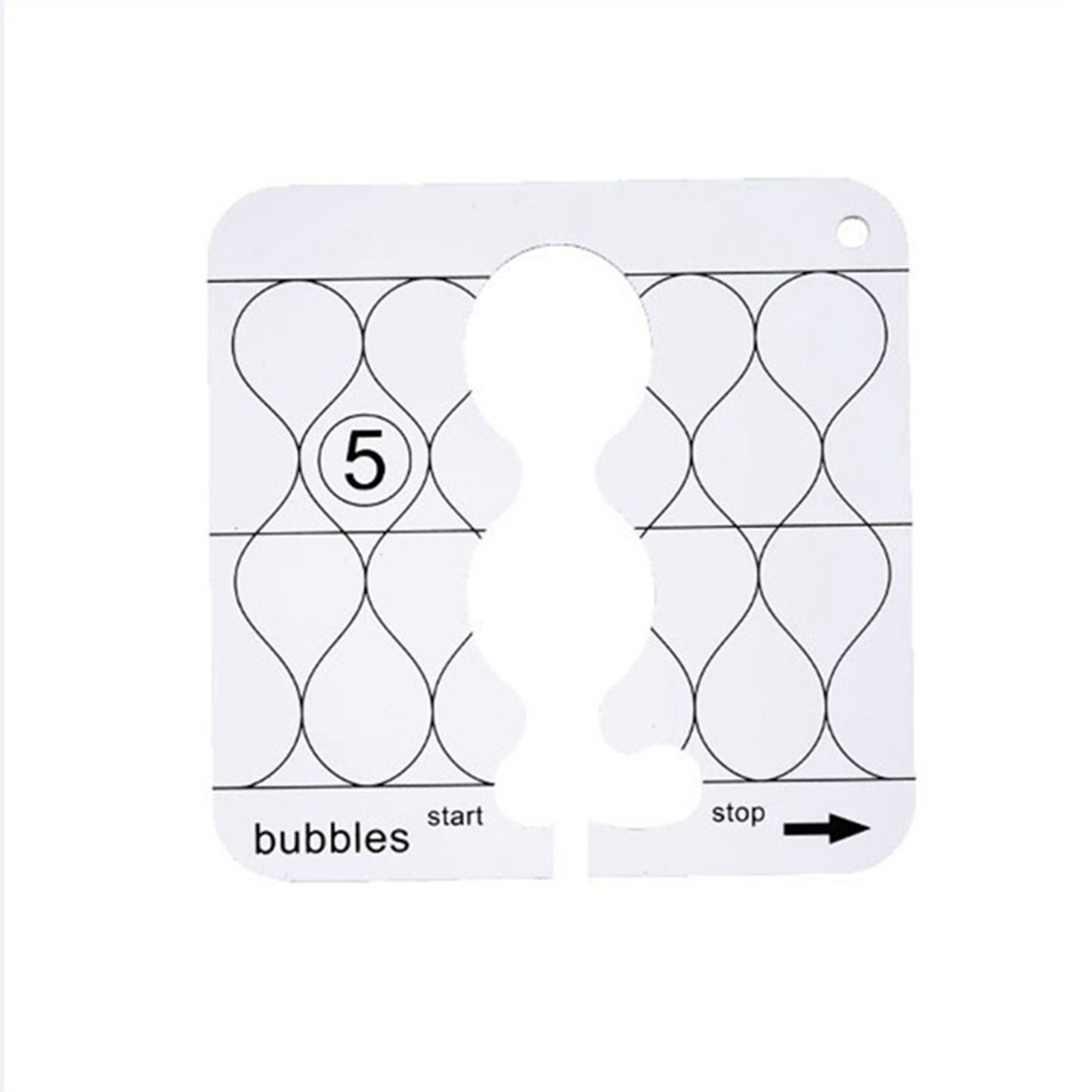 11 Pcs DIY Quilting Template Set Domestic Sewing Acrylic Templates Ruler Series 5 for DIY Machine Quilting Ruler