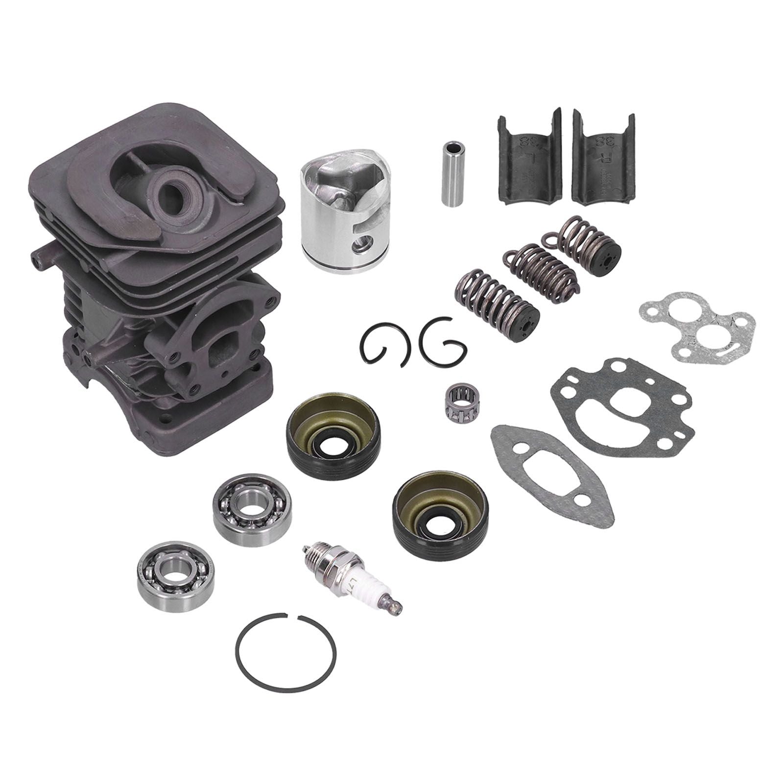 39mm Cylinder Piston Kit Chainsaw Cylinder Needle Bearing Spring Set for Husqvarna 235 236 236E 240 240E