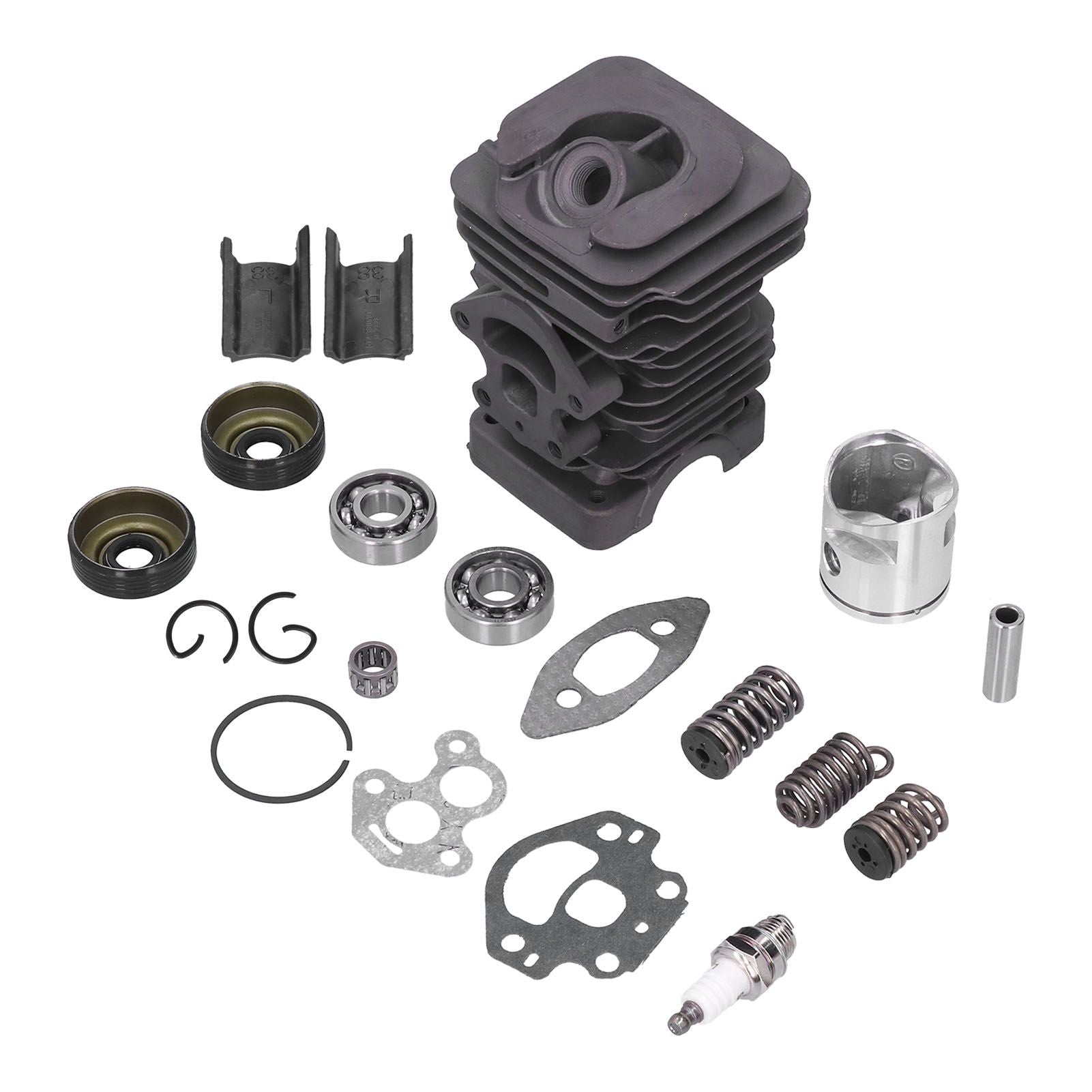 39mm Cylinder Piston Kit Chainsaw Cylinder Needle Bearing Spring Set for Husqvarna 235 236 236E 240 240E