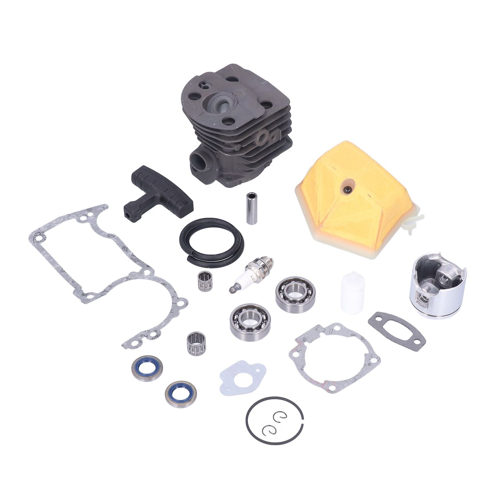 46mm Cylinder Piston Spark Plug Fuel Filter Kit Garden Chainsaw Accessory Fit for Husqvarna 55 51
