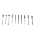 10Pcs Carbide Burr Set Alloy Tungsten Steel High Hardness Wide Application for Dremel Wood Carving Bits for Woodworking