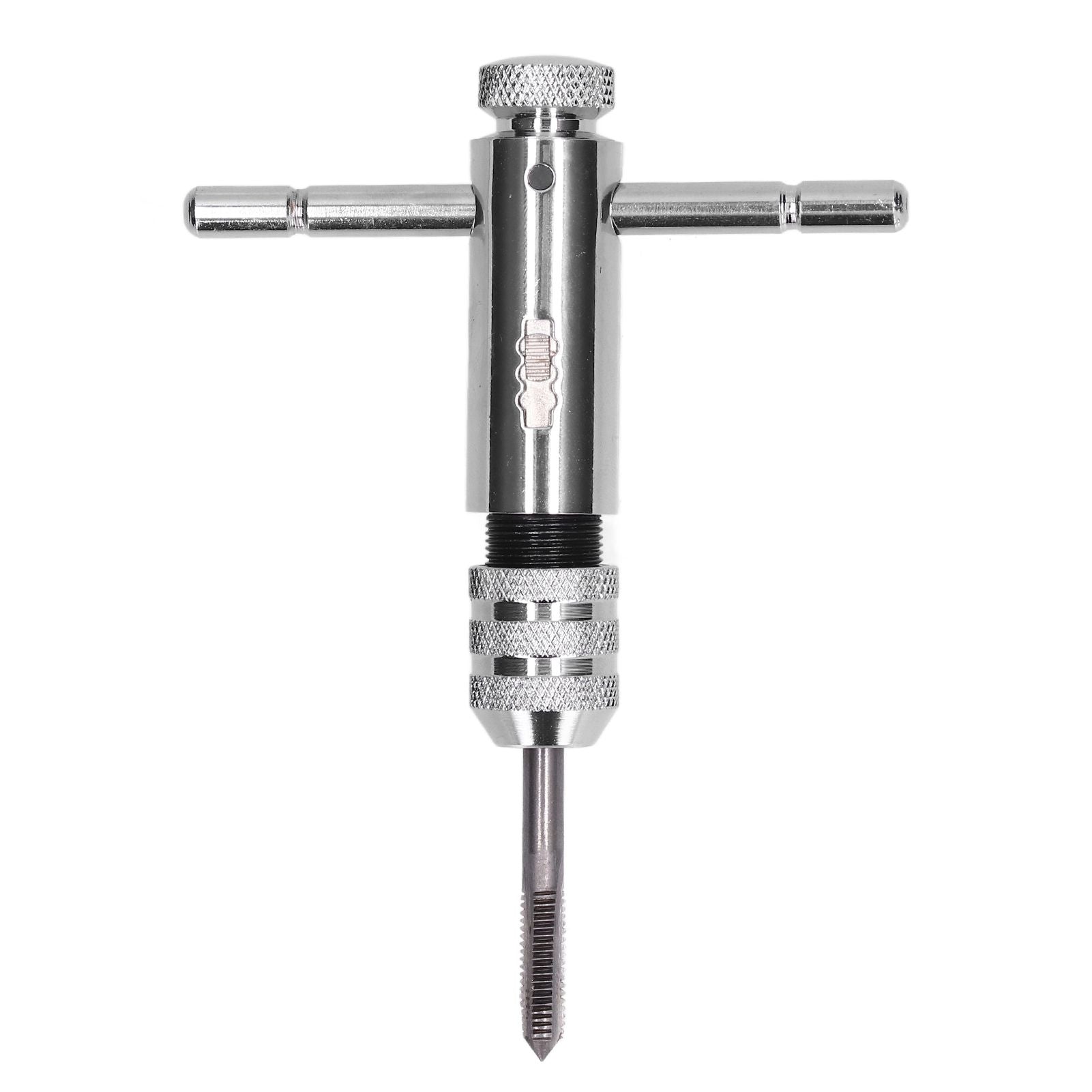 Ratchet Tap Wrench Rigid Hold 3 Positions Gear Box Adjustable Various Tap Sizes T Handle Tap Wrench for Faucet Reamer
