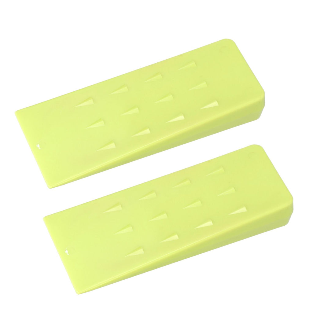 2 Pcs Chainsaw Wedges 8 Inch Green Chainsaw Felling Cutting Wedges Log Splitter Wedges