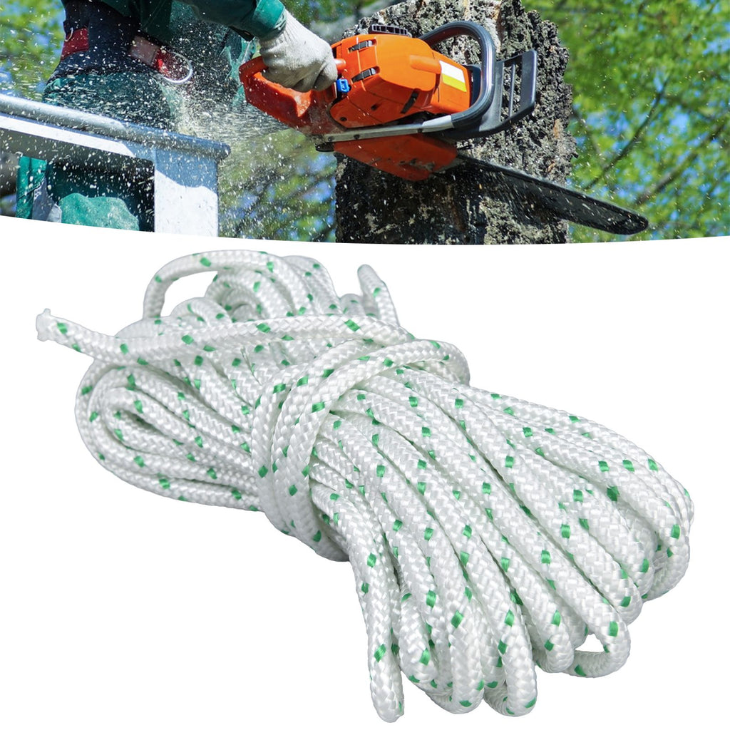 4.5mmx10m Recoil Starter Rope Nylon Garden Chainsaw Starter Pull Cord for Husqvarna Lawn Mower
