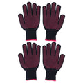 2 Pairs Cut Resistant Gloves Kitchen Gardening Safety Protection Tool for Wood CarvingPink 25cm