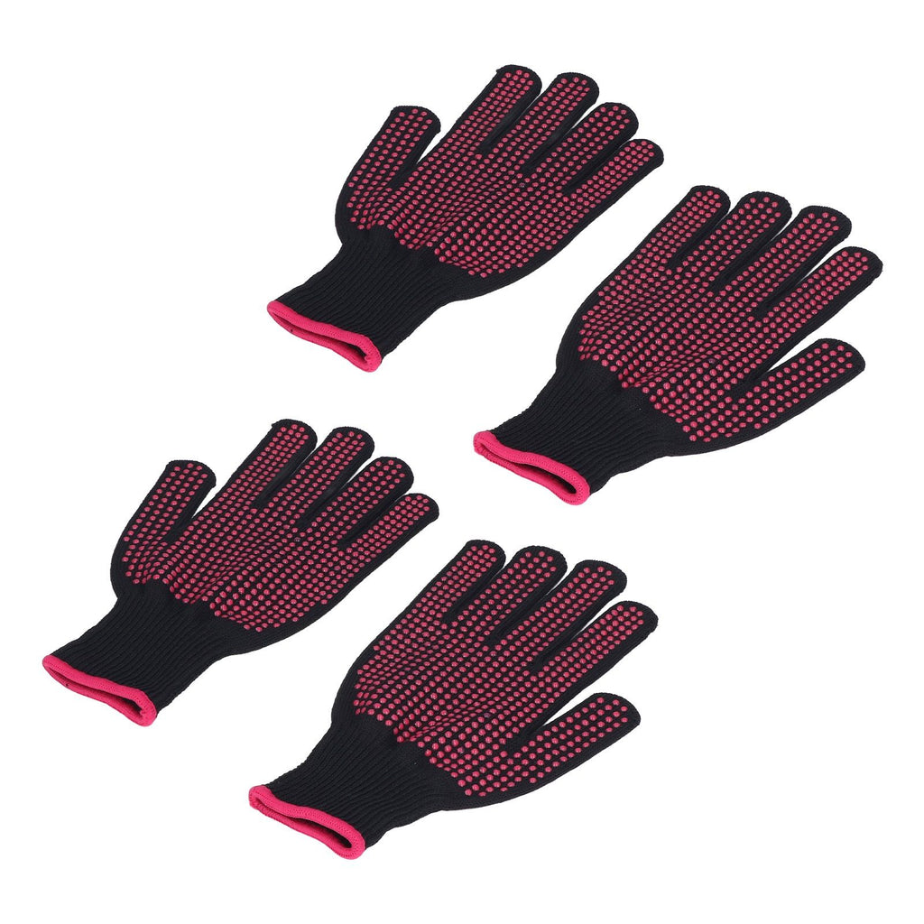 2 Pairs Cut Resistant Gloves Kitchen Gardening Safety Protection Tool for Wood CarvingPink 25cm