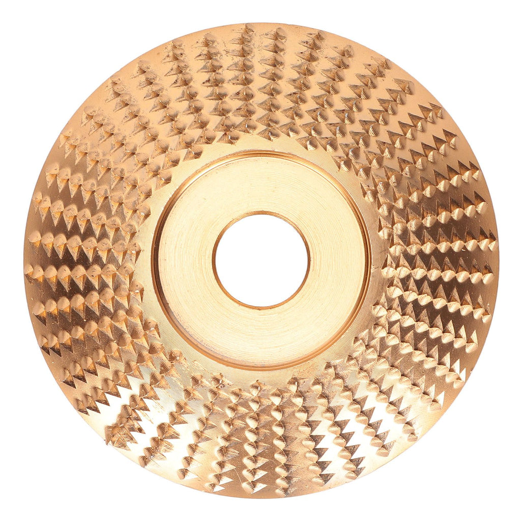 Grinding Wheel High Carbon Steel Saw Disc Quick Clearing Wear Resistant Curved Gold Woodworking Grinder Disc