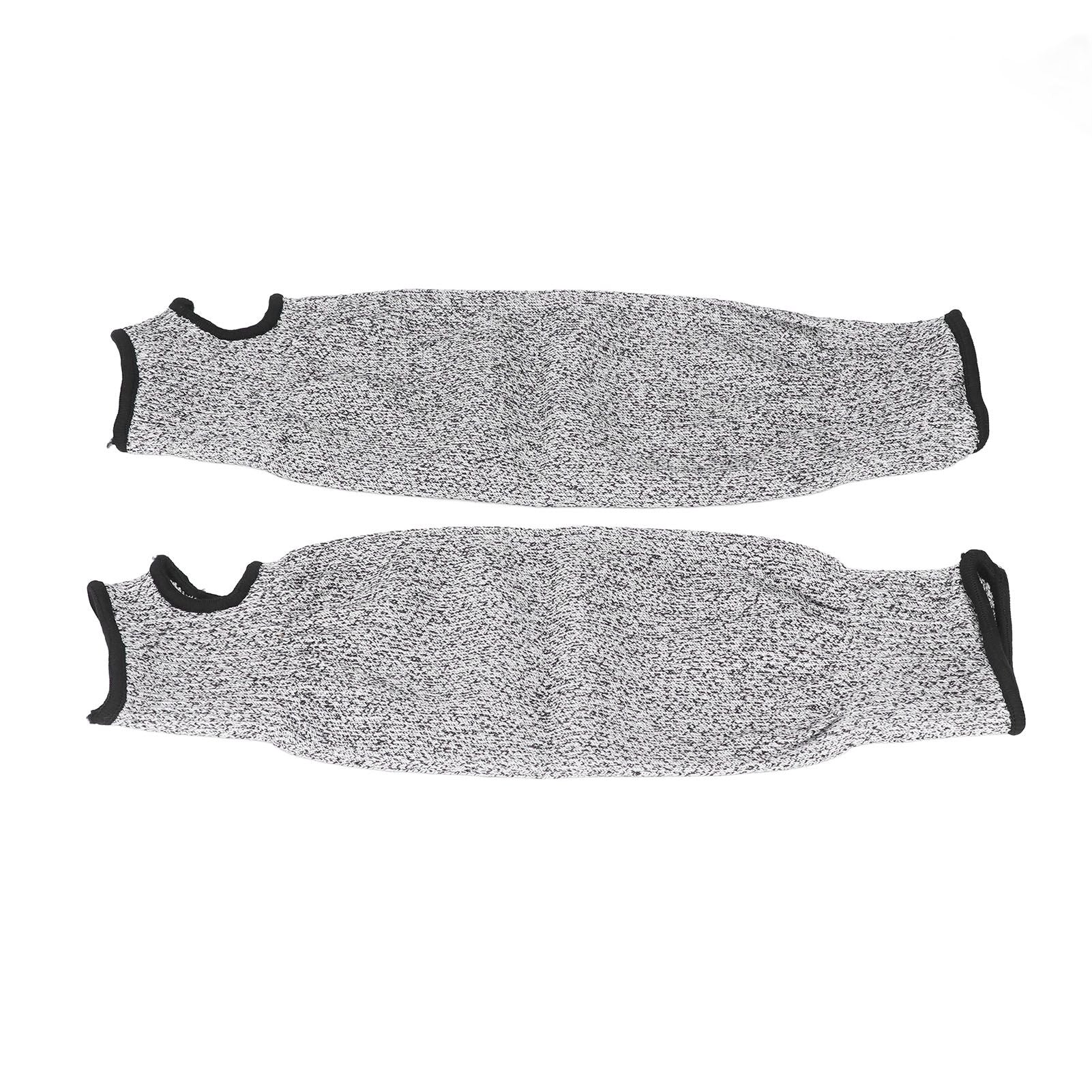 Cut Resistant Arm Sleeves HPPE Protective Safety Arm Guard for Gardening Wood Carving 36cm