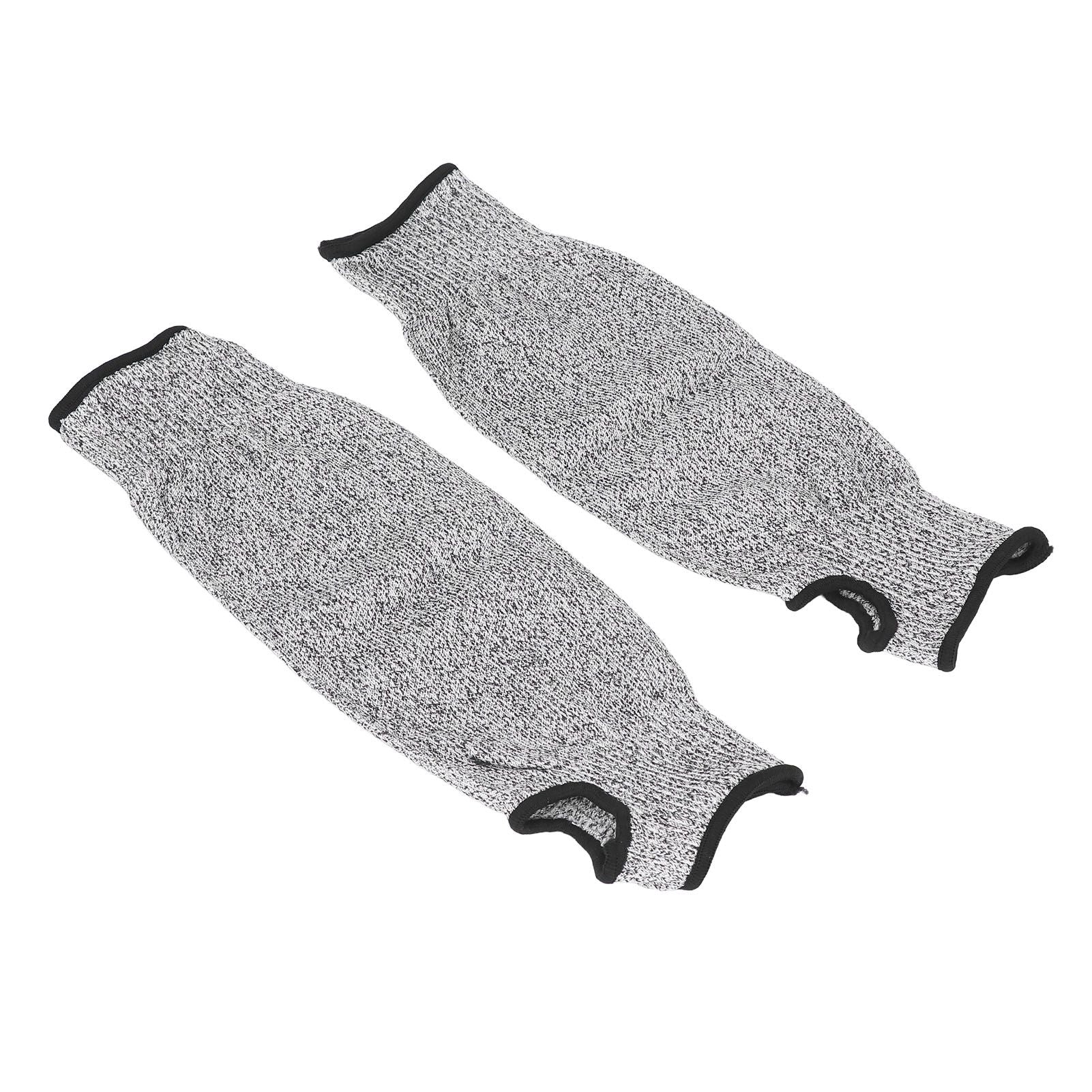 Cut Resistant Arm Sleeves HPPE Protective Safety Arm Guard for Gardening Wood Carving 36cm