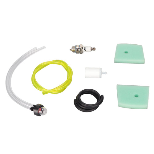 530047721 Air Filter Fuel Filter with Spark Plug Primer Bulb for Husqvarna 123L 322C Chainsaw