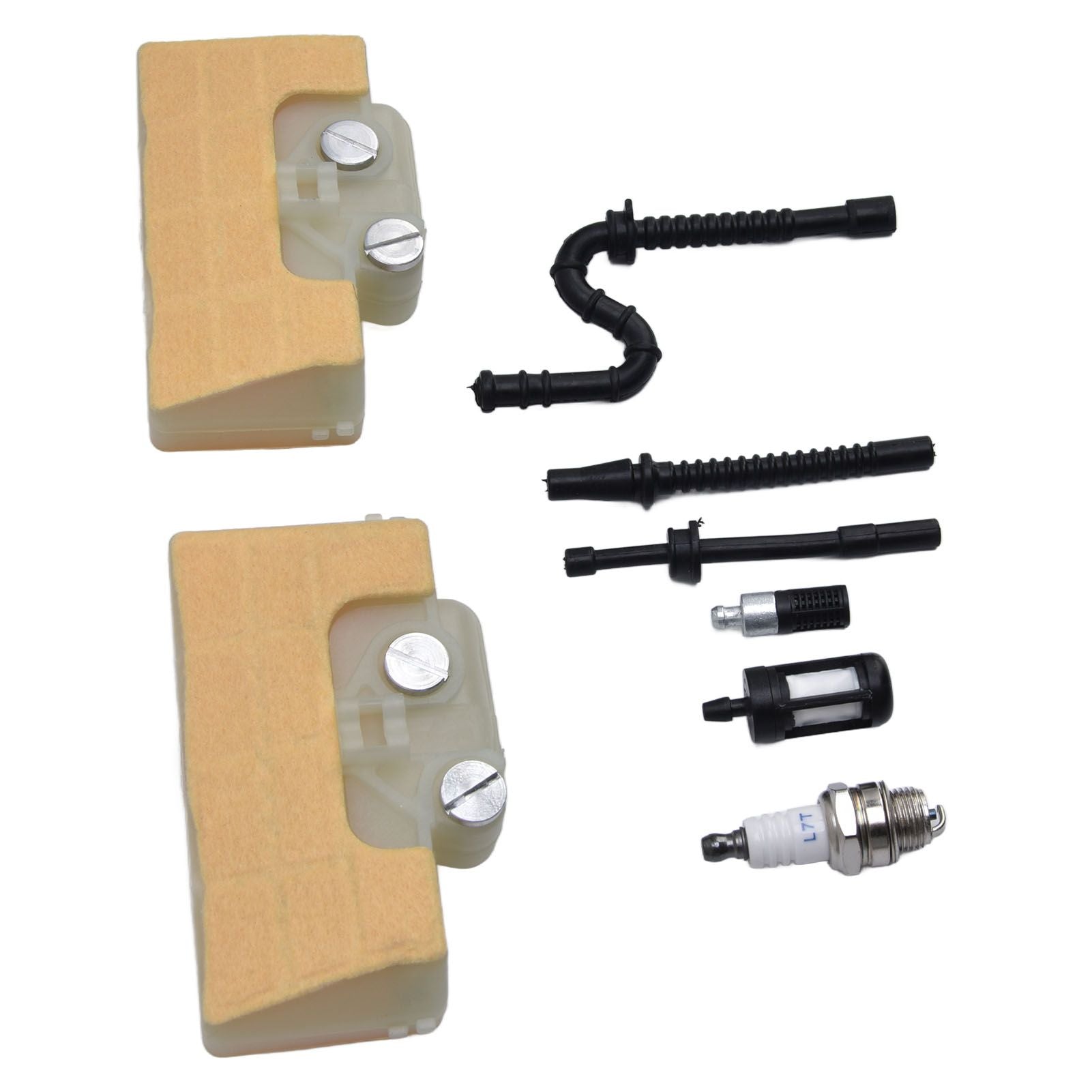 Chainsaw Air Filter Kit Wear Resistant High Accuracy Chainsaw Parts with Fuel Pipe Assembly for MS290 MS390 MS310