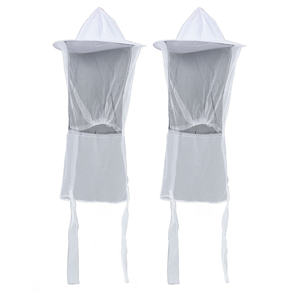2pcs Beekeeper Protective Hat Beekeeping Protector Hat with Breathable Mesh for Fishermen Hunters Hikers Campers
