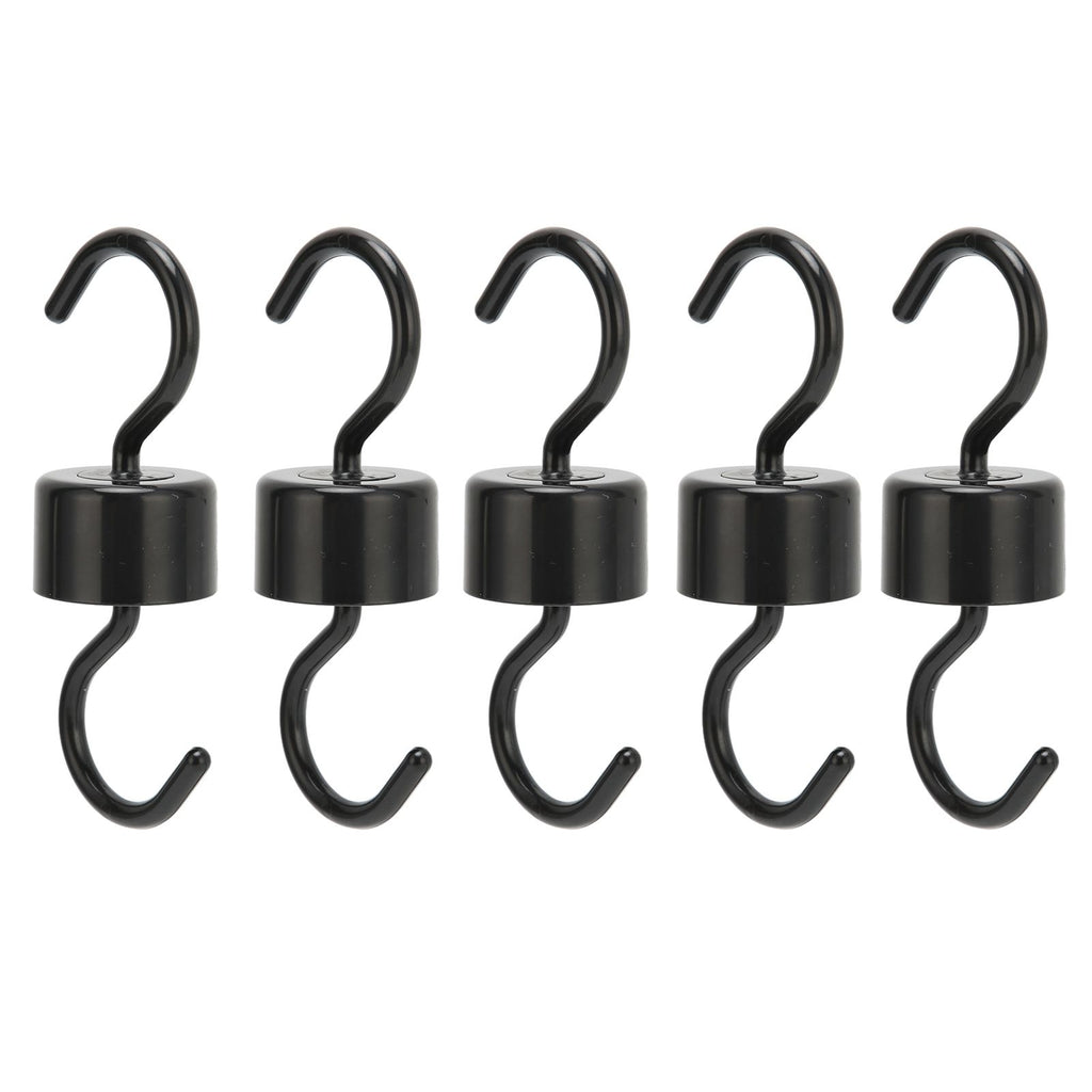 5Pcs Bird Feeder Hooks Black ABS Sturdy Easy Install Beautiful Ant Prevention Hooks for Garden