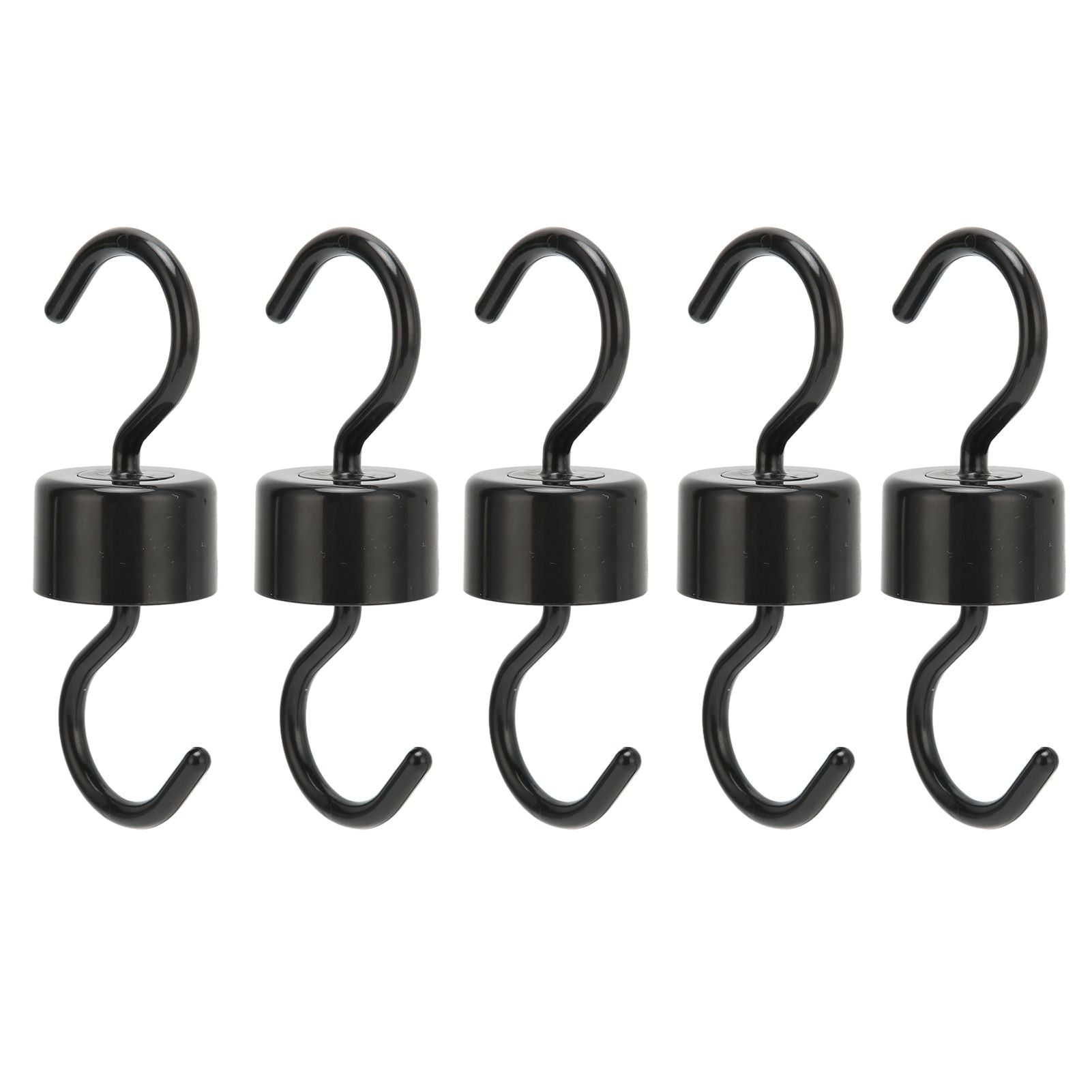 5Pcs Bird Feeder Hooks Black ABS Sturdy Easy Install Beautiful Ant Prevention Hooks for Garden