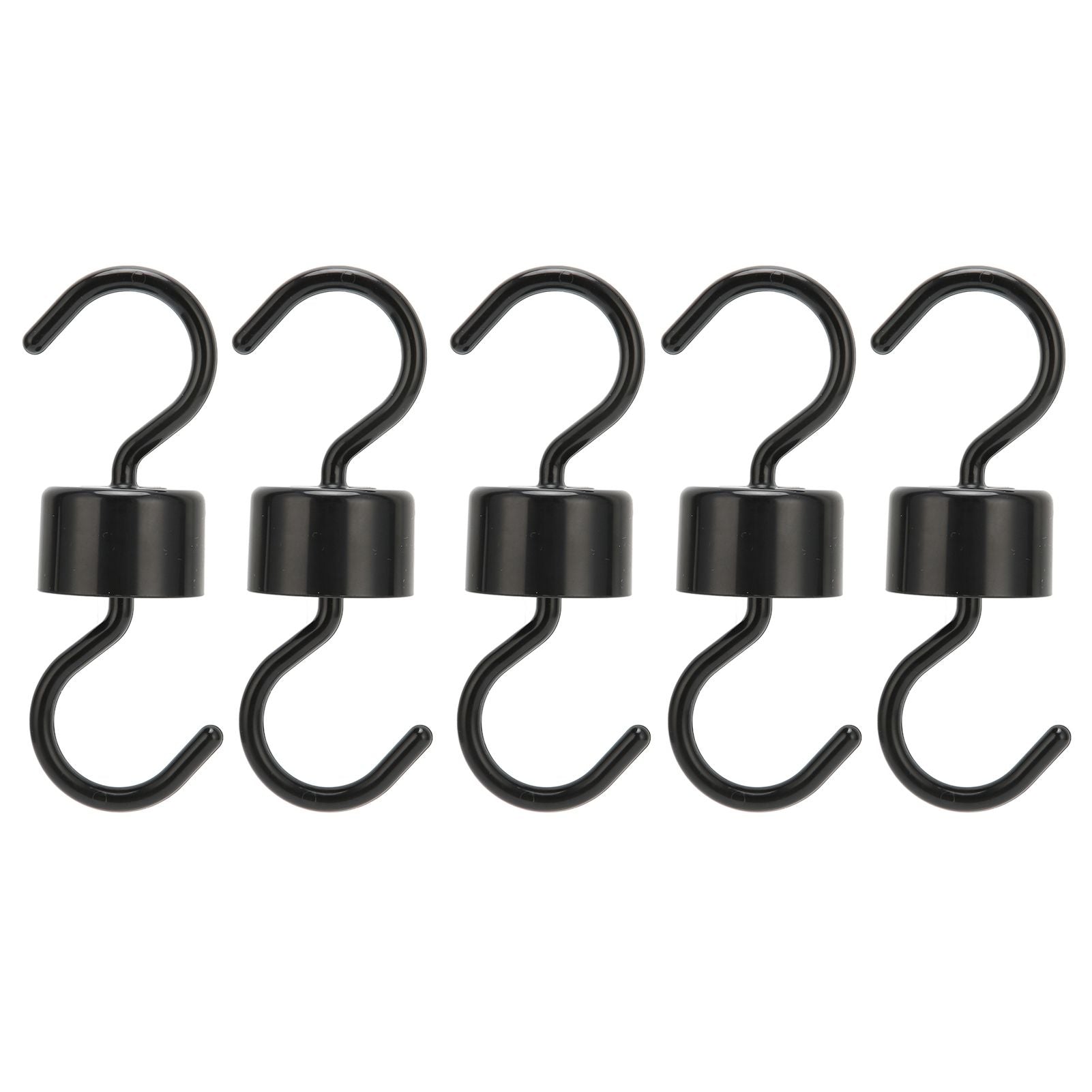 5Pcs Bird Feeder Hooks Black ABS Sturdy Easy Install Beautiful Ant Prevention Hooks for Garden