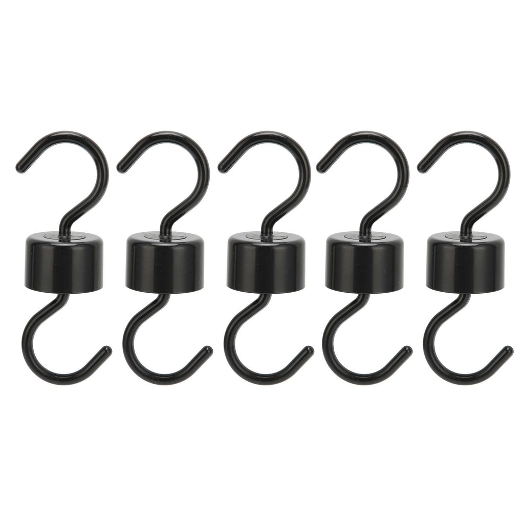 5Pcs Bird Feeder Hooks Black ABS Sturdy Easy Install Beautiful Ant Prevention Hooks for Garden