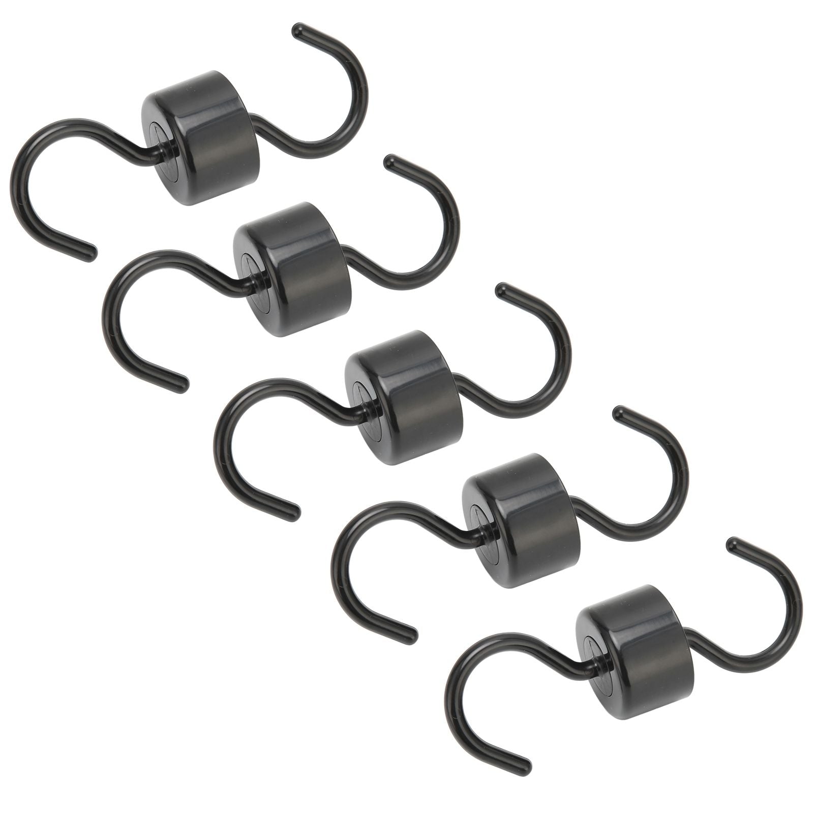 5Pcs Bird Feeder Hooks Black ABS Sturdy Easy Install Beautiful Ant Prevention Hooks for Garden