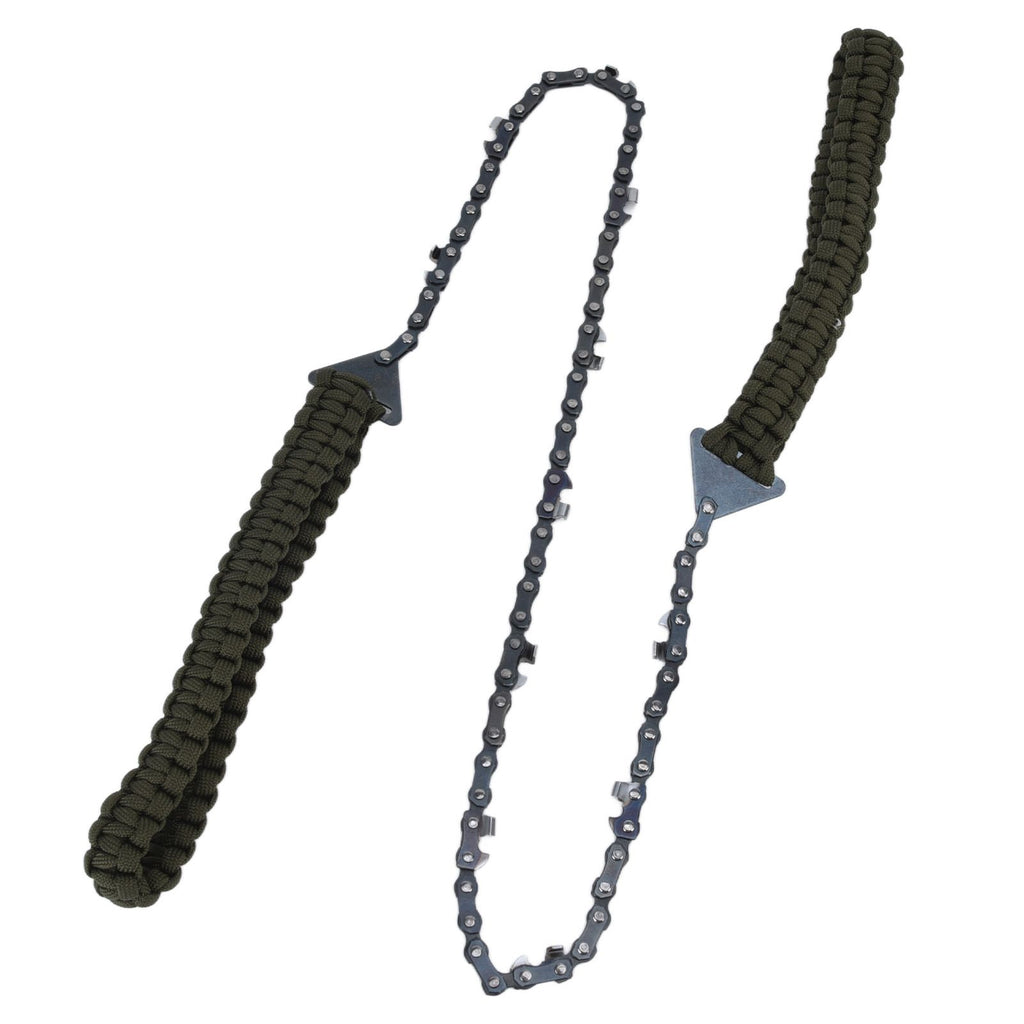 24in Pocket Chain Saw Outdoor Camping Hand Rope Chain Saw Portable Wood Cutting Pocket Chainsaw for Garden