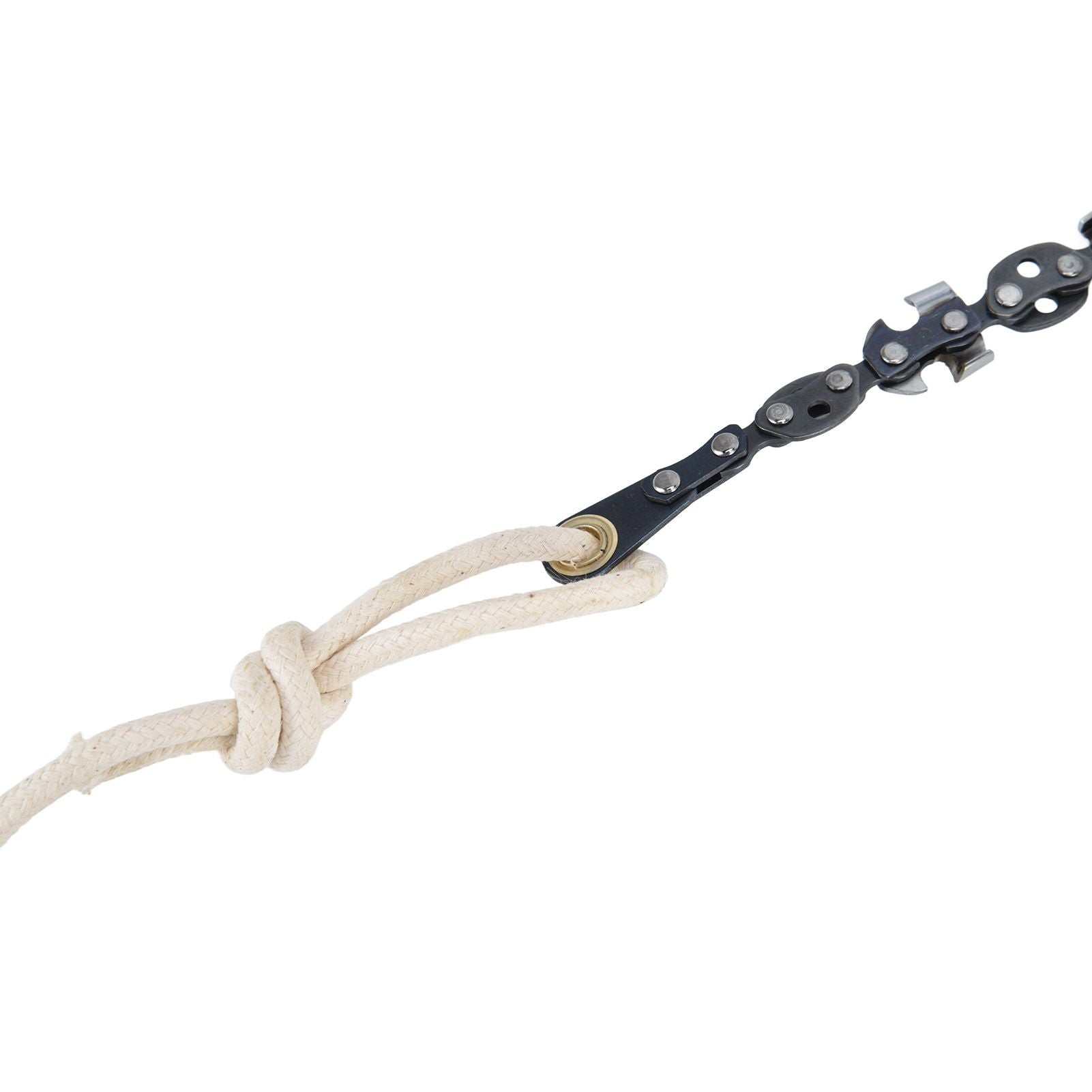 Hand Rope Chainsaw High Reach Tree Limb Easily Branches Cut Logging 64 Sections 62 Teeth 48in
