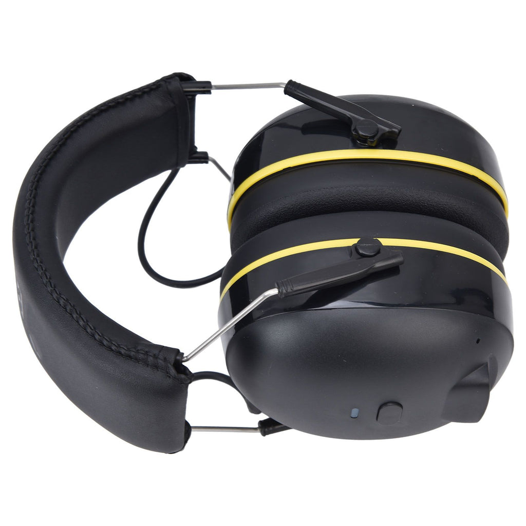Hearing Protection Earmuffs 5V/1A Noise Canceling Multifunctional Ear Protection Earmuffs for Gardening Black