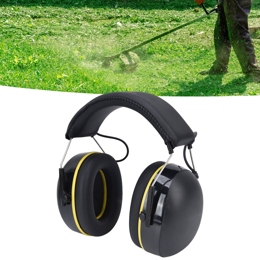 Hearing Protection Earmuffs 5V/1A Noise Canceling Multifunctional Ear Protection Earmuffs for Gardening Black