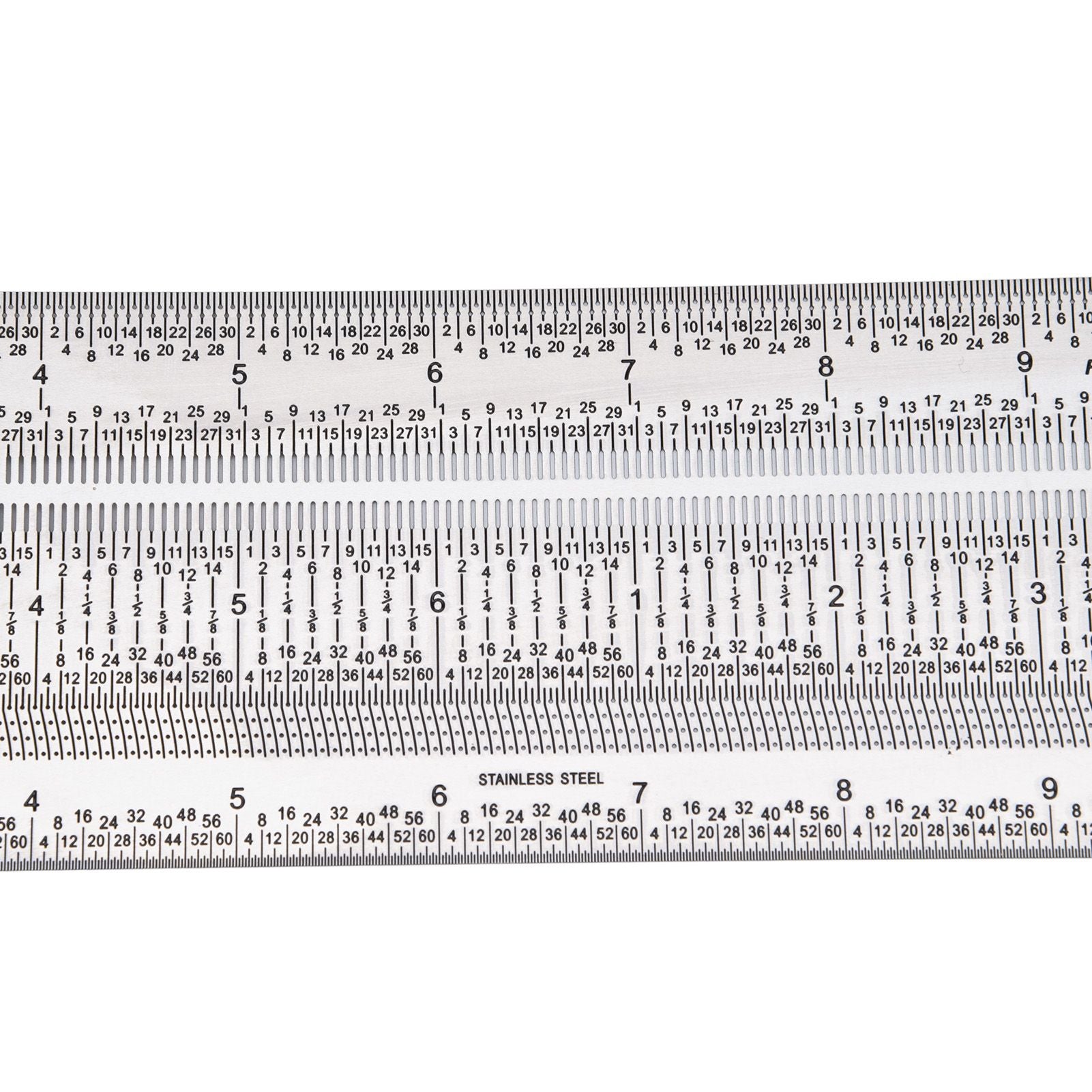T Rule Stainless Steel Silver Scribing Ruler Woodworking Measuring Tool Positioning Gauge 12in