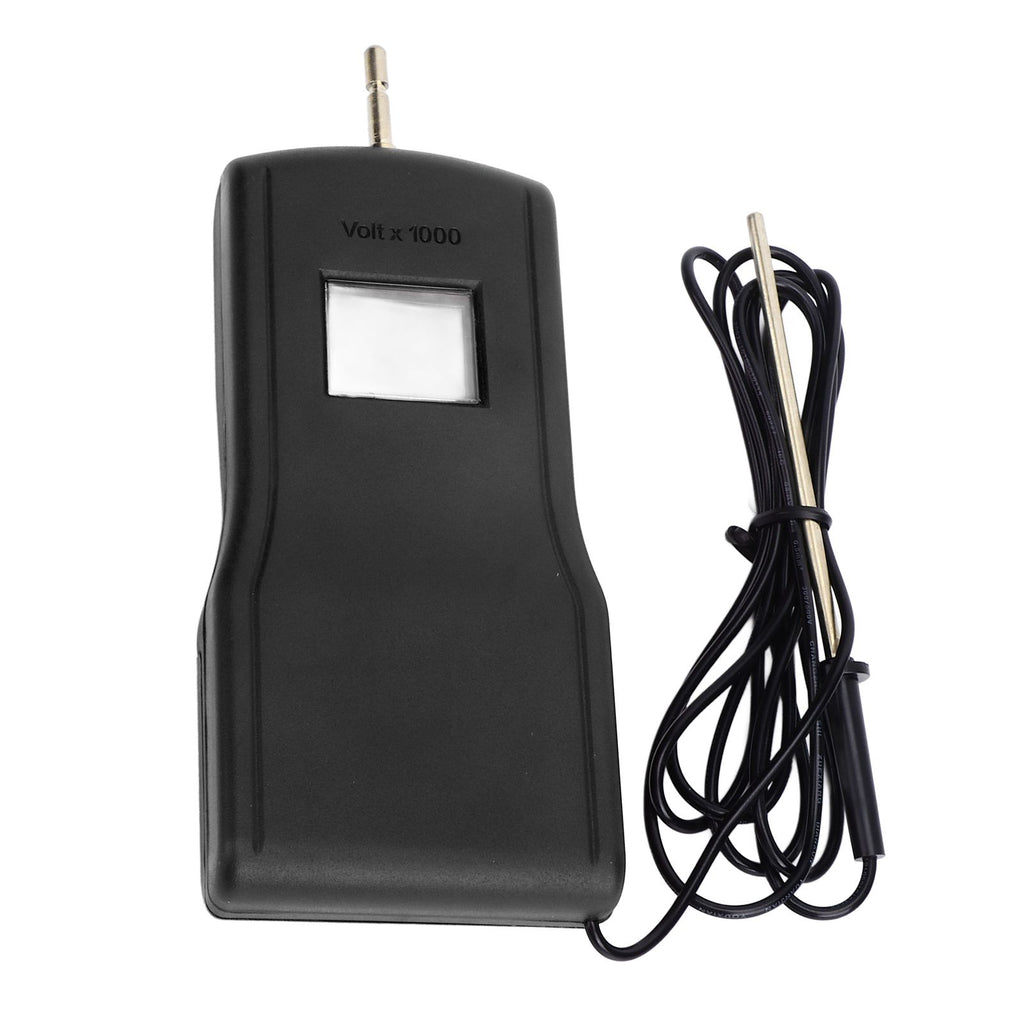 15KV LCD Electric Fence Voltage Tester Portable Electric Fence Digital Voltmeter for Farm Garden MLD‑004B Black Black