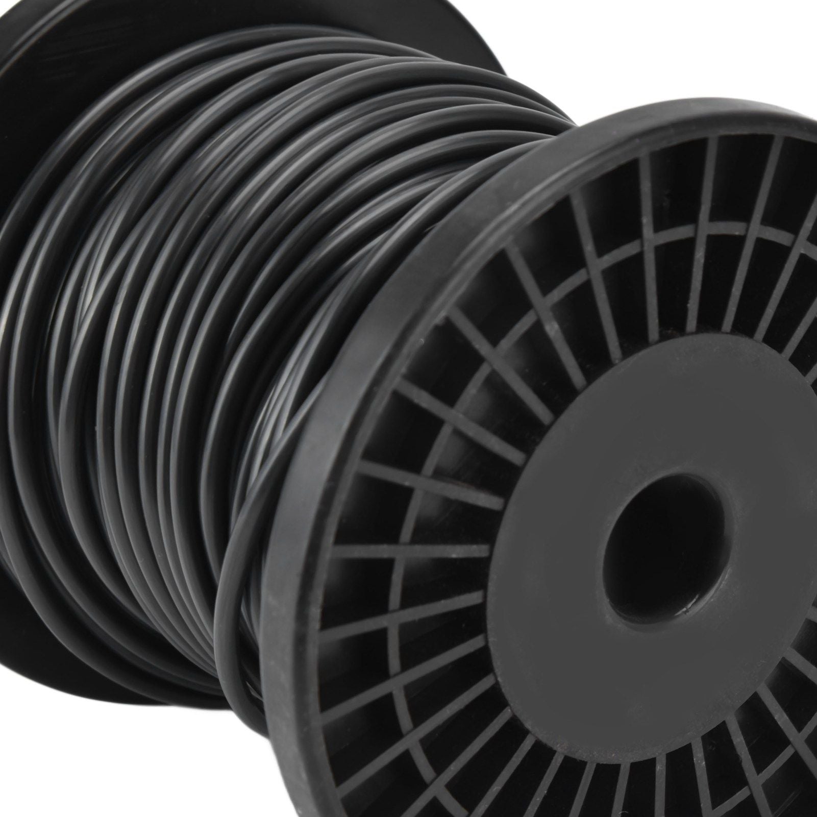 Round String Trimmer Line for Husqvarna 3.3mm Black High Cutting Efficiency Trimmer Line for Most Lawn Mowers Farm 30m