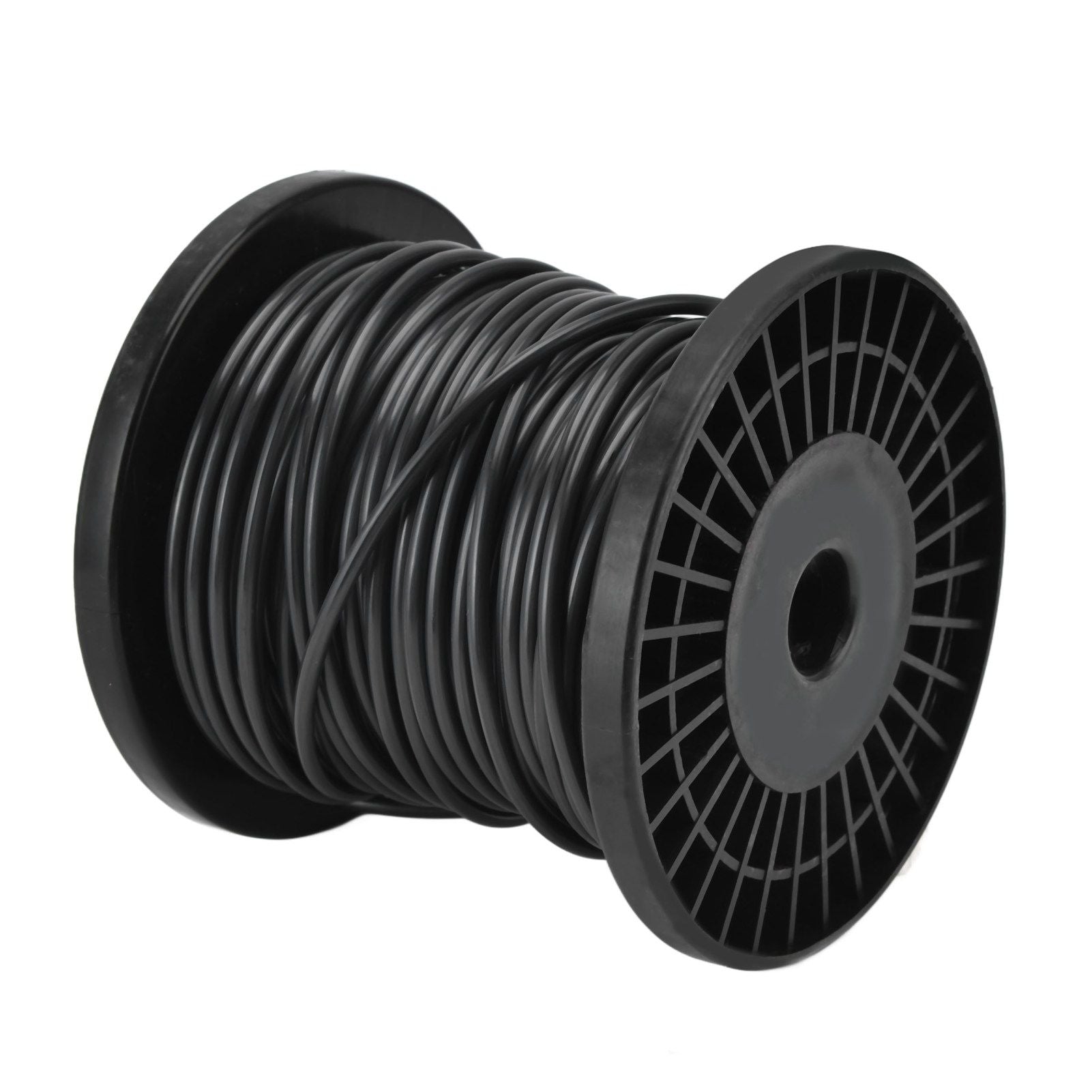 Round String Trimmer Line for Husqvarna 3.3mm Black High Cutting Efficiency Trimmer Line for Most Lawn Mowers Farm 30m
