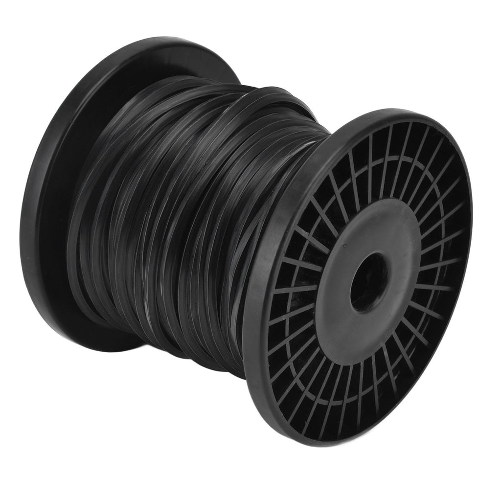 3.3mm String Trimmer Line High Cutting Efficiency Low Noise Quadrate Black Trimmer Line for Most Lawn Mowers Farm 30m