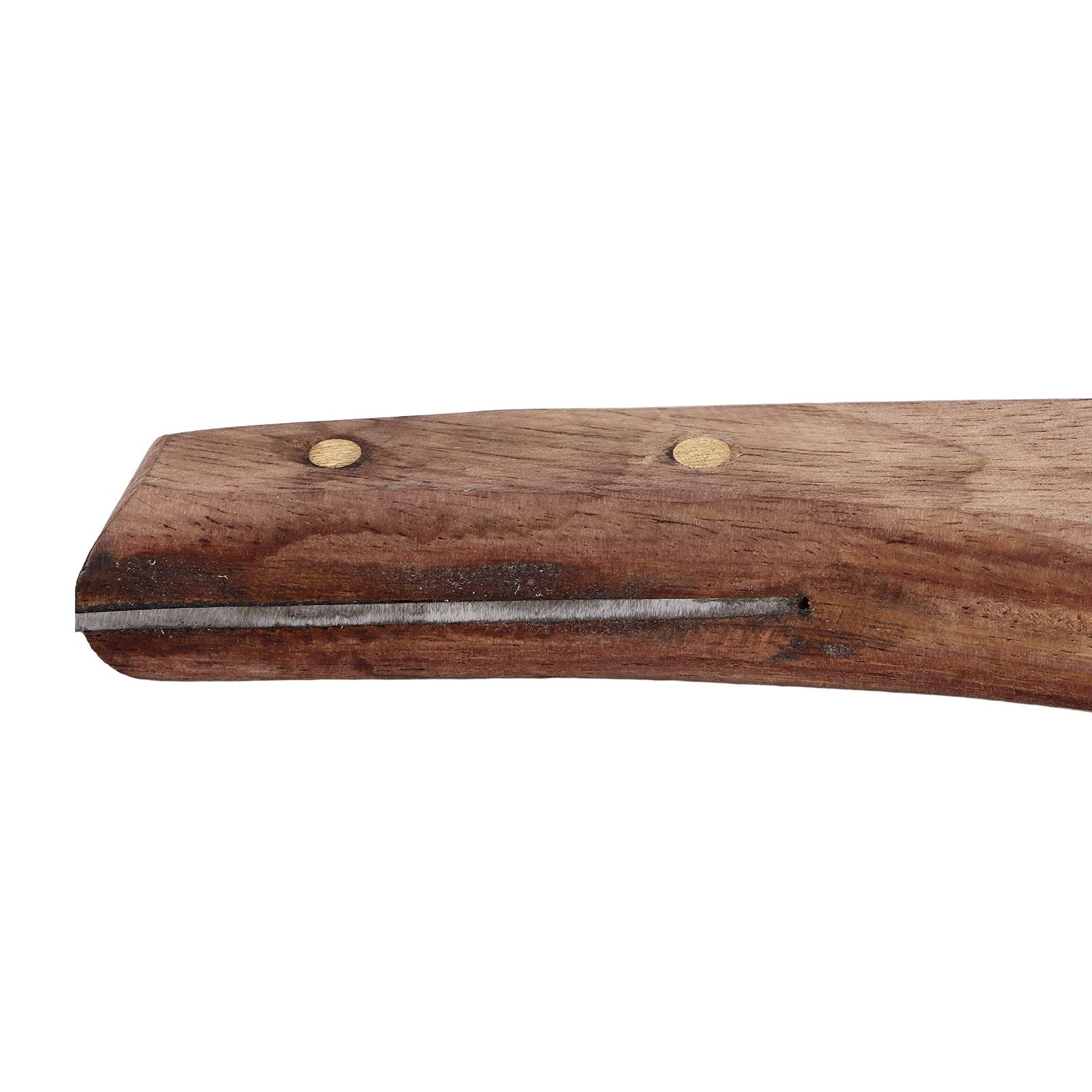 Horse Hoof Knife Curved Fine Carbon Steel Blade Ergonomic Left Hand Hoof Trimmer for Farm