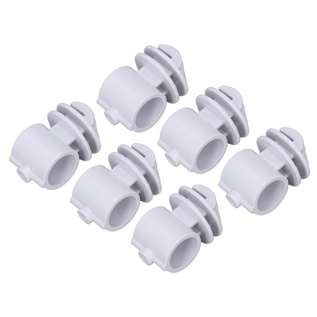 50 Pcs/set 2.1CM Insulator Screws Pulse Grid System Accessories for Electronic Fence Bearing Rod Gray