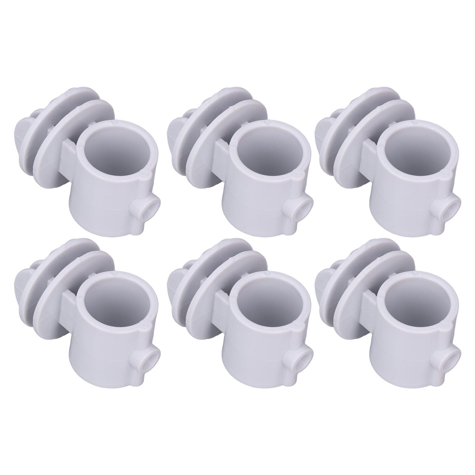 50 Pcs/set 2.1CM Insulator Screws Pulse Grid System Accessories for Electronic Fence Bearing Rod Gray