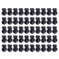 50 Pcs/set 2.1CM Insulator Screws Pulse Grid System Accessories for Electronic Fence Bearing Rod Black