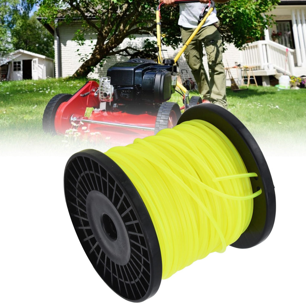 String Trimmer Line 3.0mm Round Yellow Trimmer Line Professional Weedeater Line for Most Lawn Mowers for Heavy Cutting 70m/229.7ft